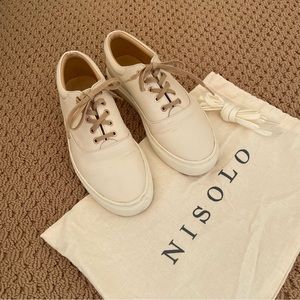 Elayna Sneaker in Bone